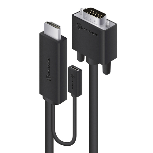 ALOGIC 2m HDMI to VGA Cable with USB Power – ALOGIC