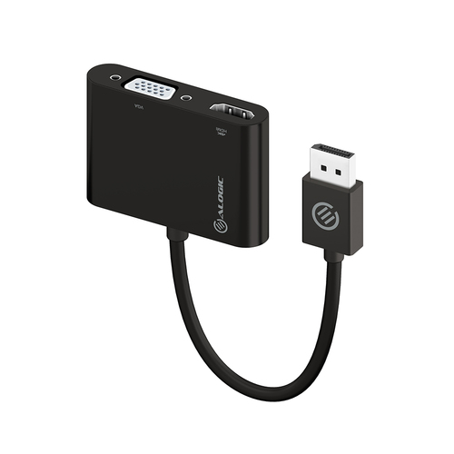 2-in-1 DisplayPort to HDMI VGA Adapter - Male to 2-Female – ALOGIC