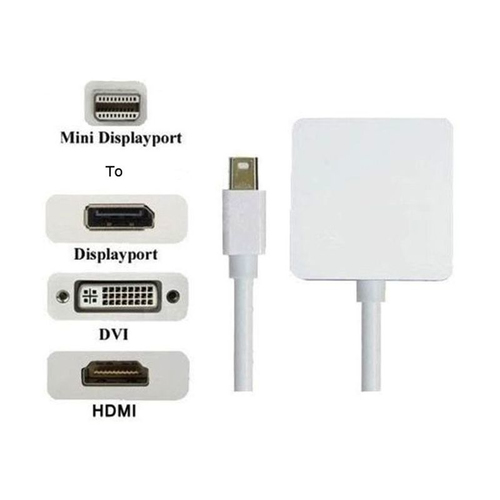 0.2M MINI DISPLAYPORT TO DISPLAY PORT, HDMI & DVI ADAPTOR – Fairline