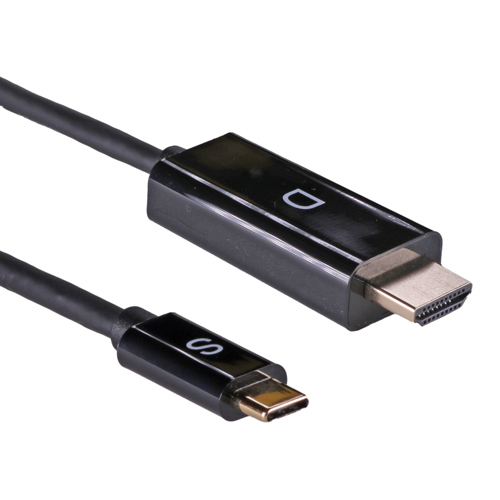 3m USB 3.1c Male - HDMI 1.4b (4Kx2K@60Hz) Male – Cablenet