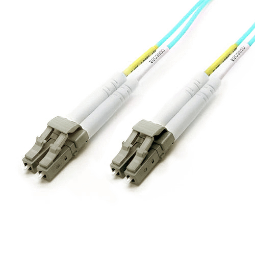 3m OM4 50/125 LC-LC Duplex Aqua LSOH 1.8mm Minizip Fibre Patch Lead – Cablenet