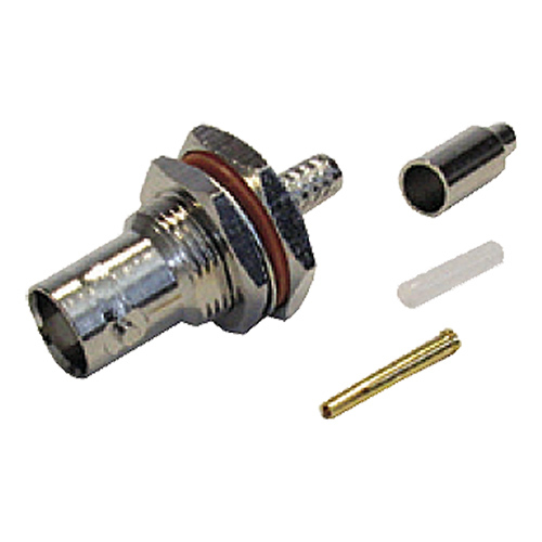 BNC 4 Part Crimp Jack RG179 Insulated Turned – Cablenet