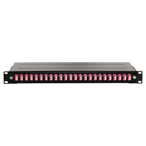 Loaded Fibre Patch Panel OM3/4 48 Fibre - 24 x LC Duplex – Cablenet