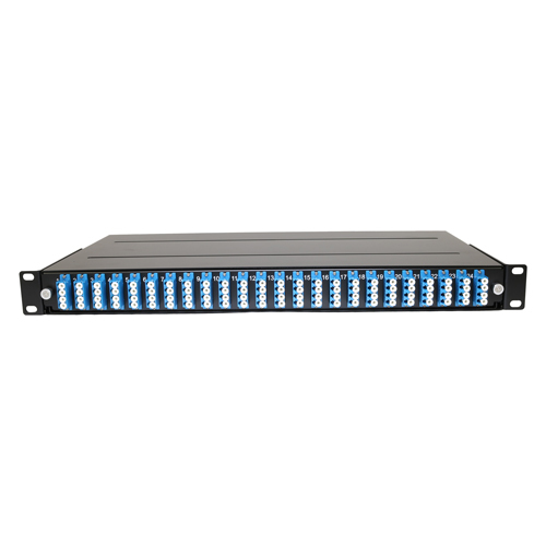 Loaded Fibre Patch Panel OS2 96 Fibre - 24 x LC Quad – Cablenet