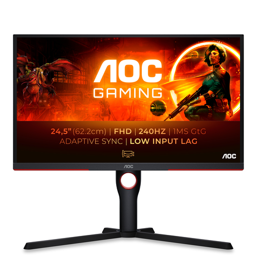 25G3ZM/BK 24.5 1920x1080 Flat – AOC