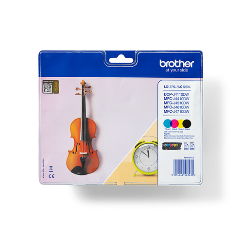 INK CARTRIDGE LC-127XLVALBP VALUE BLISTER 1 PACK BKCMY – Brother