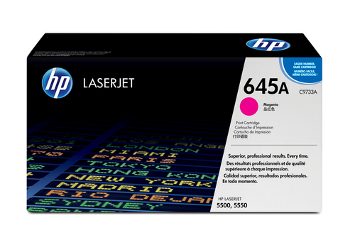 TONER CARTRIDGE 645A MAGENTA F/ CLJ 5500 – HP Inc