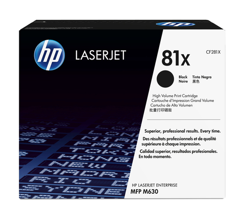 TONER CARTRIDGE 81X BLACK – HP Inc