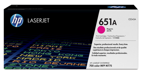 TONER CARTRIDGE 651A MAGENTA – HP Inc