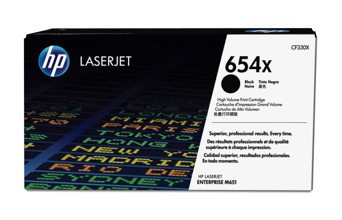 TONER CARTRIDGE 654X BLACK – HP Inc
