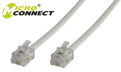 MODULAR STRAIGHT RJ12 6C/6P 2M – MicroConnect