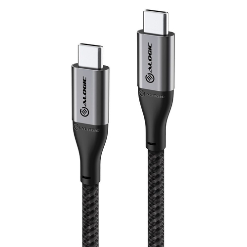 1.5m Super Ultra USB 2.0 USB-C to USB-C Cable � Space Grey – ALOGIC
