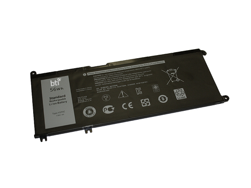 Replacement Battery for Dell Chromebook 13 3380 replacing OEM part numbers V1P4C FMXMT 0FMXMT// 7.6V 7000mAh – Battery Technology
