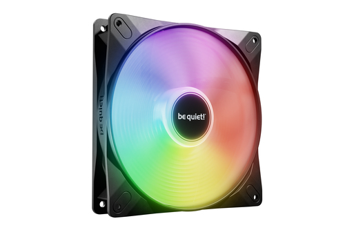 Be Quiet! (BL126) Light Wings LX 14cm PWM ARGB Case Fan, Rifle Bearing, Impeller w/ 16 LEDs, Daisy-Chain, Up to 1200 RPM, Black – BeQuiet