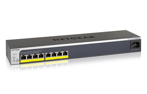 8-port Gigabit Web Managed Easy-Mount Switch w/8-port PoE/PoE+ – Netgear