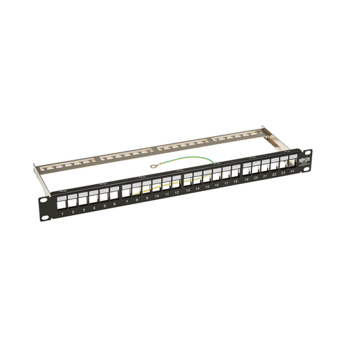 24-PORT BLANK 1U RACK PATCH PANEL – Tripplite