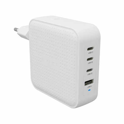 HYPER HYPERJUICE 100W USB-C GAN TRAVEL CHARGER (3C+1A) - WHITE – Targus