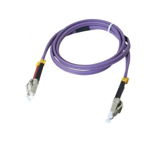 A Hypertec® ProConnectLite® Fibre Duplex OM3 LSZH LC/LC Purple-2m – Hypertec