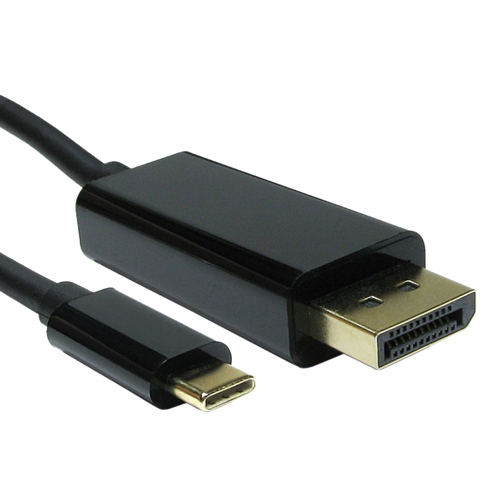 2m USB 3.1c Male - DisplayPort 1.2 (4Kx2K@60Hz) Male – Cablenet