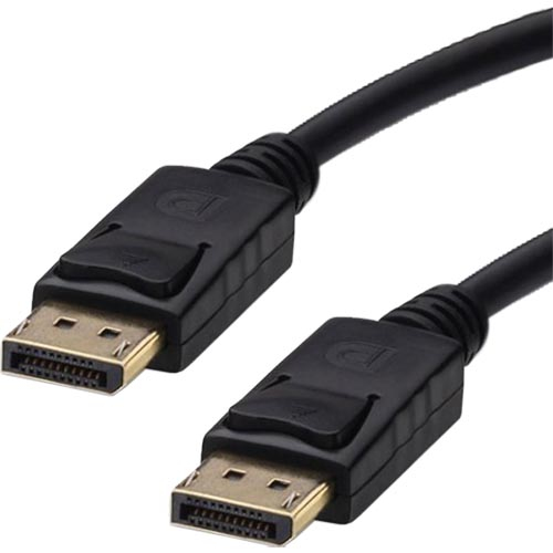 2m DisplayPort Male 1.2 - DisplayPort Male 1.2 (4Kx2K@60Hz) Black PVC – Cablenet