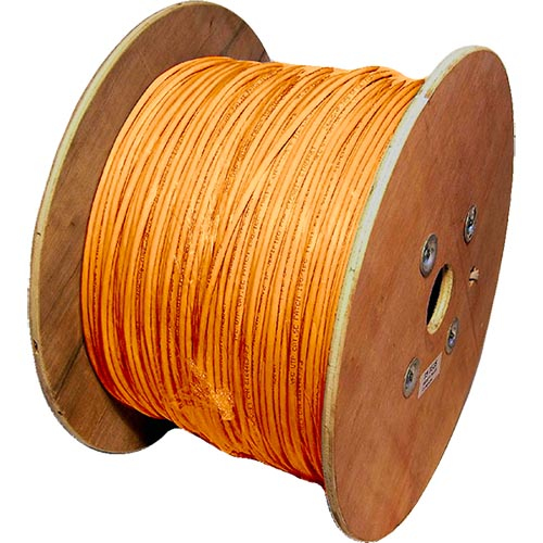 Cat6 Orange U/UTP LSOH 24AWG Stranded Patch Cable 500m Reel – Cablenet