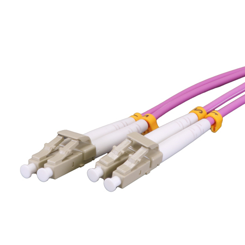 3m OM3 50/125 LC-LC Duplex Violet LSOH Fibre Patch Lead – Cablenet