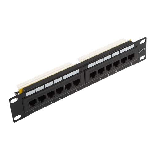 12 Port 10inch Cat6 UTP Patch Panel – Cablenet