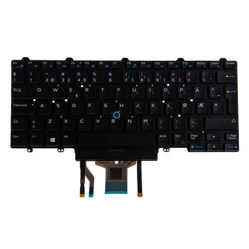N/B KBD Latitude E7450 Norwegian Layout 83 Keys Backlit Dual Point – Dell