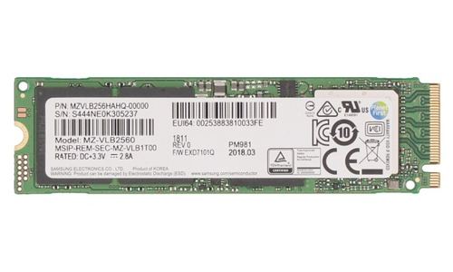 256GB M.2 PCIe NVMe 2280 – PSA