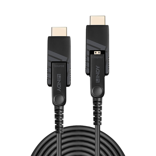 50M FIBRE OPTIC HYBRID MICRO-HDMI 18G CABLE – Lindy