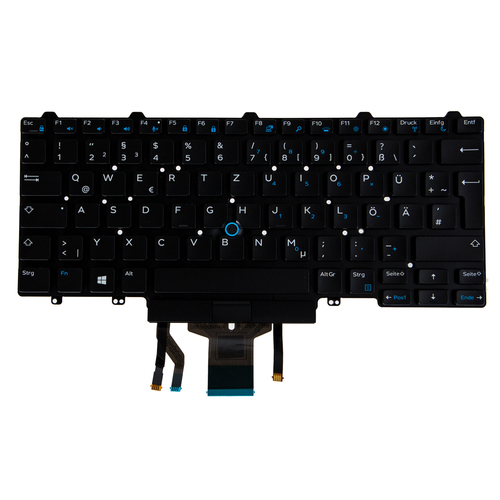 N/B KBD Lat 5400 / 5401 German 82 Keys Backlit DP – Dell