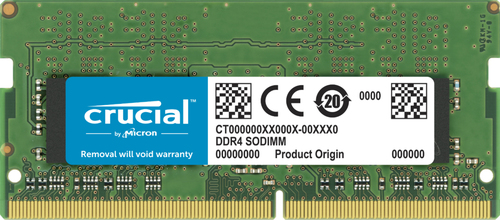 32GB Crucial DDR4-25600 3200MHz 1.2V CL22 SODIMM – Micron