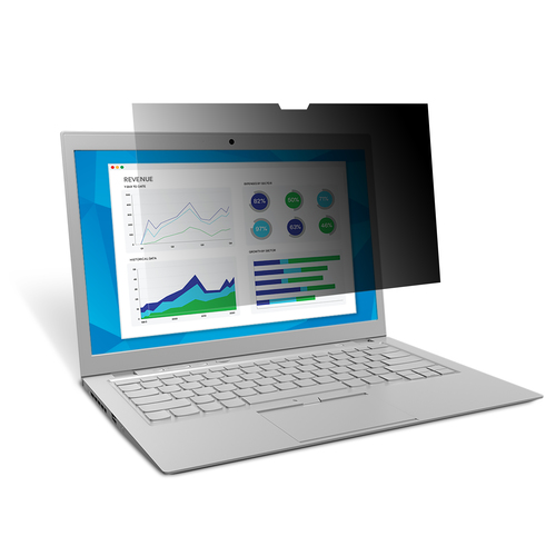 3M Privacy Filter for 14'' Widescreen Laptop with COMPLY Attachment System (PF140W9B)174.6 x 309.6mm. Supplied by Hypertec. – 3M