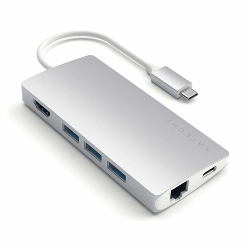 Satechi TypeC Mport Adptr 4K Eth V2Silvr – Satechi
