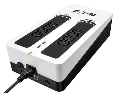 Eaton 3S 700 - UPS - AC 220-240 V - 420 Watt - 700 VA - 1-phase - USB - output connectors: 8 – Eaton