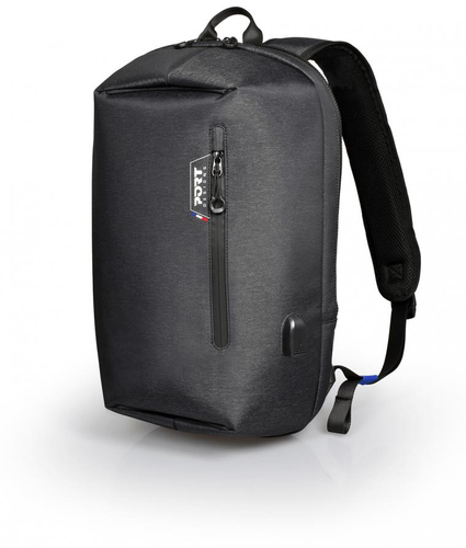 Port Designs - SAN FRANCISCO BACKPACK 15.6'' GREY. Includes adjustable chest strap; 10'' tablet pocket; secret back pocket; trolley strap and external peripheral charge port. Supplied by Hypertec. – Port