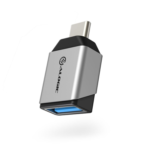 Ultra Mini USB-C to USB-A Adapter - Space Grey – ALOGIC