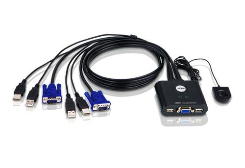 2-Port USB Cable KVM Switch – ATEN