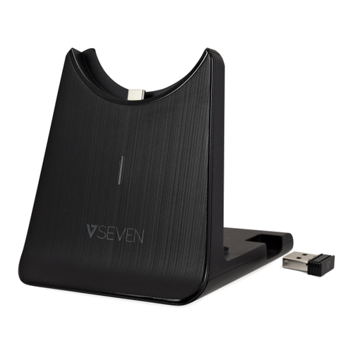 V7 DESKTOP CHARGING CRADLE FOR V7 BT BUSESS HDSTS BLK – V7