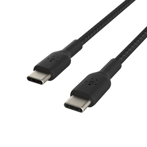BOOST CHARGE USB-C TO USB-C CABLE BRAIDED 1M BLACK – Belkin Components