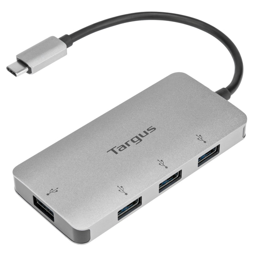 TARGUS USB-C 4 PORT HUB AL CASE SPACE GREY – Targus