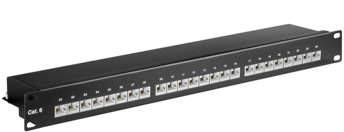 PATCH PANEL CAT 6 24 PORT – MicroConnect