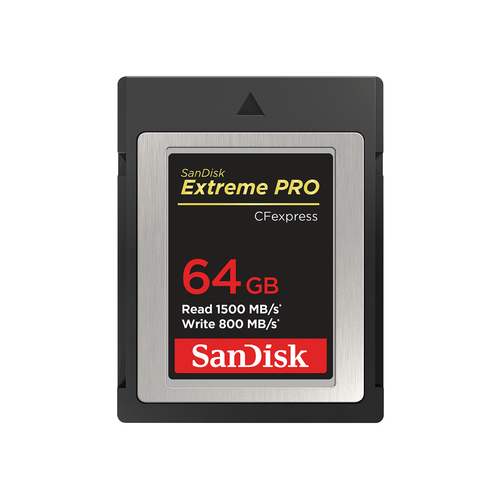 SDCFEXPRESS 64GB EXTREME PRO 1500MB/S R 800MB/S W 4X6 – SanDisk
