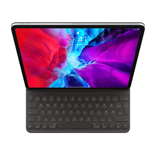 Apple Smart - Keyboard and folio case - Apple Smart connector - QWERTY - Norwegian - for 12.9-inch iPad Pro (3rd generation, 4th generation, 5th generation) – Apple