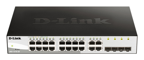 20-Port Gigabit Smart Managed Switch including 4 SFP ports – D-Link Systems