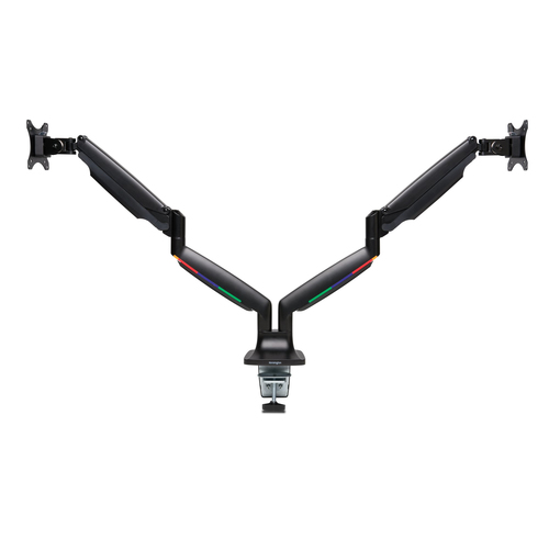 Kensington SmartFit One-Touch Height Adjustable Dual Monitor Arm - Black. Supplied by Hypertec – KENSINGTON