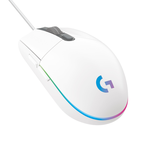 G203 LIGHTSYNC GAMING MOUSE WHITE EMEA – Logitech