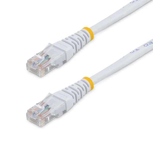 StarTech.com 15m White Cat5e Patch Cable – StarTech.com