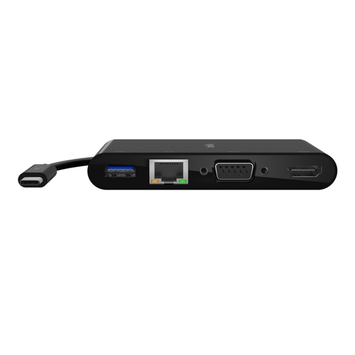 USB-C TO GIGABIT-ETHERNET/HDMI VGA/USB-A ADAPTER BLACK – Belkin Components