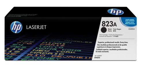 TONER CARTRIDGE 823A BLACK W/ COLORSPHERE TONER - CB380A – HP Inc